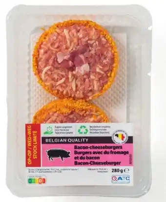 Bacon cheeseburgers 2st 2 x 140g