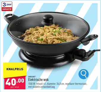 ALDI Elektrische wok per stuk aanbieding