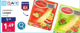 ALDI Lasagne 400g aanbieding