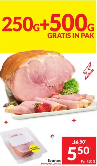 Intermarché Beenham per 750g aanbieding
