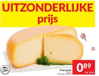 Intermarché Jonge gouda per 100g aanbieding