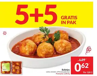Intermarché Balletjes per 100g aanbieding