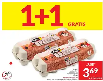 Intermarché Volae 2 x 12 eieren aanbieding