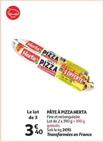 Auchan Pate a pizza herta aanbieding