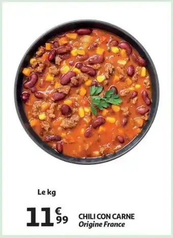 Auchan Chili con carne le kg aanbieding