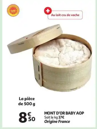 Mont d'or baby la piece de 500 g