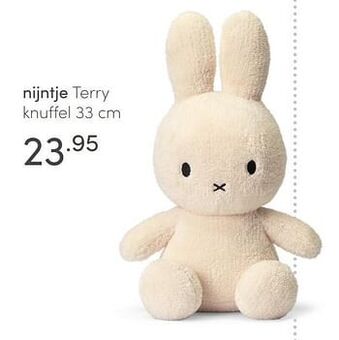 Baby & Tiener Nijntje terry knuffel aanbieding