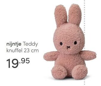 Baby & Tiener Nijntje teddy knuffel aanbieding