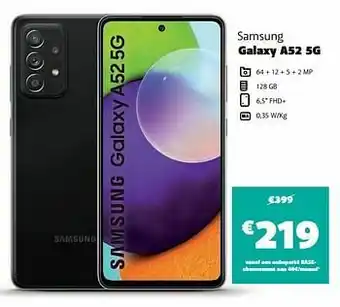 Base Samsung galaxy a52 5g aanbieding