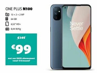 Base One plus n100 aanbieding