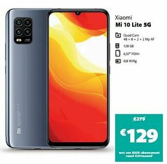 Base Xiaomi mi 10 lite 5g aanbieding