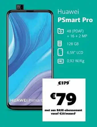 Base Huawei psmart pro aanbieding