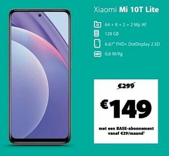 Xiaomi mi 10t lite