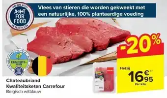 Carrefour Chateaubriand Kwaliteitsketen Carrefour aanbieding
