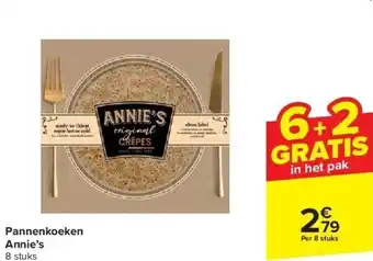 Carrefour Pannenkoeken Annie’s aanbieding
