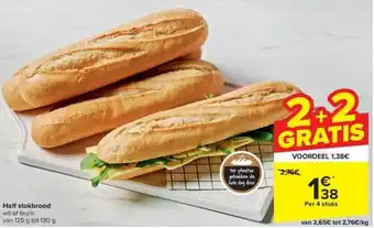 Carrefour Half stokbrood aanbieding