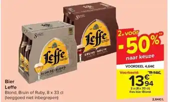 Carrefour Bier Le e aanbieding