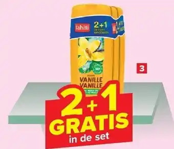Carrefour Set douchegels Tahiti aanbieding