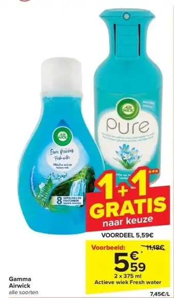 Carrefour Gamma Airwick aanbieding
