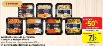 Aziatische bereide gerechten Carrefour Traiteur World