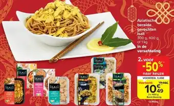 Carrefour Aziatische bereide gerechten Isali aanbieding