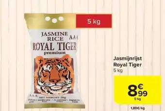 Carrefour Jasmijnrijst Royal Tiger aanbieding