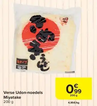 Carrefour Verse Udon-noedels Miyatake aanbieding