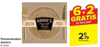 Carrefour Pannenkoeken Annie’s aanbieding