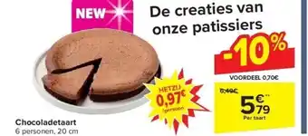 Chocoladetaart