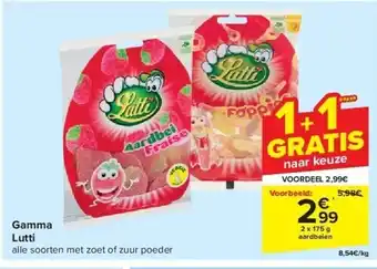 Carrefour Gamma Lutti aanbieding