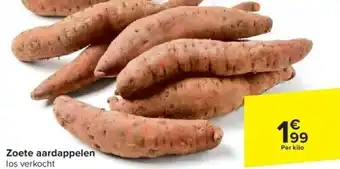 Carrefour Zoete aardappelen aanbieding
