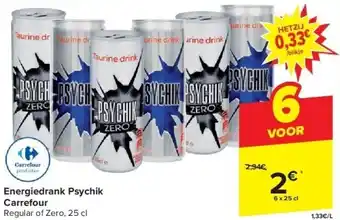 Carrefour Energiedrank Psychik Carrefour aanbieding