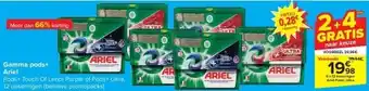 Carrefour Gamma pods+ Ariel aanbieding