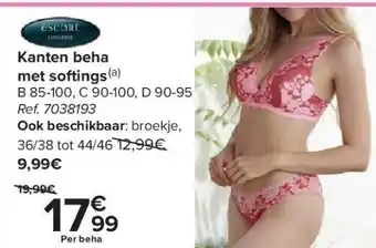 Carrefour Kanten beha met softings aanbieding