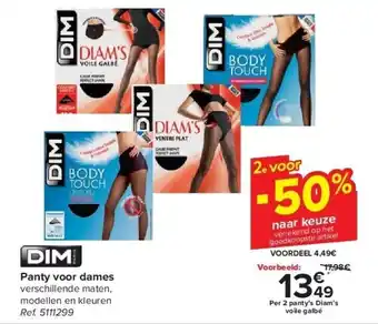 Carrefour Panty voor dames aanbieding