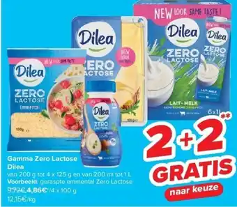 Carrefour Gamma Zero Lactose Dilea aanbieding