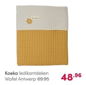 Baby & Tiener Koeka ledikantdeken wafel antwerp aanbieding