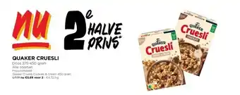 Jumbo QUAKER CRUESLI aanbieding