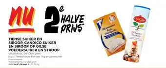 TIENSE SUIKER EN SIROOP, CANDICO SUIKER EN SIROOP OF GILSE POEDERSUIKER EN STROOP