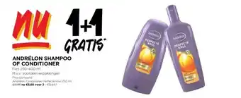 Jumbo ANDRÉLON SHAMPOO OF CONDITIONER aanbieding