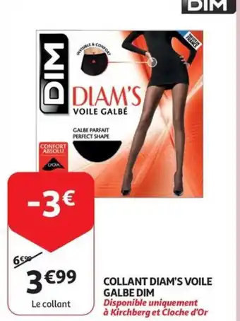 DIM COLLANT DIAM'S VOILE GALBE