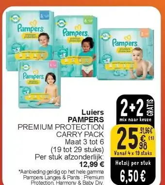 Cora Luiers PAMPERS aanbieding