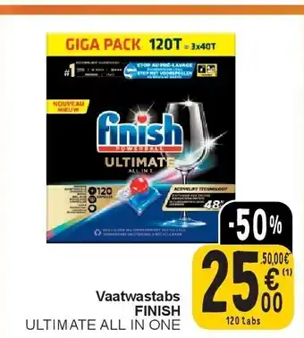 Cora Vaatwastabs FINISH aanbieding