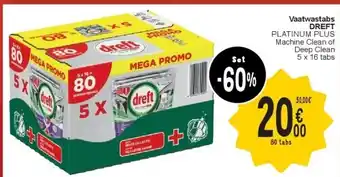 Cora Vaatwastabs DREFT aanbieding
