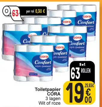 Cora Toiletpapier LOTUS aanbieding