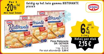 Cora Pizza Ristorante DR. OETKER aanbieding