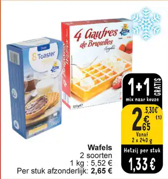 Cora Wafels aanbieding