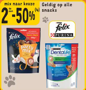 Geldig op alle snacks
