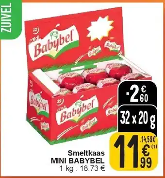 Cora Smeltkaas MINI BABYBEL aanbieding