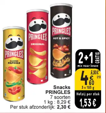Cora Snacks PRINGLES aanbieding
